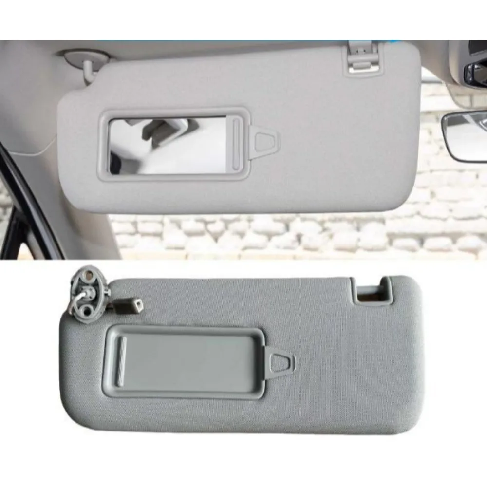 For Geely Icon for Lynk & Co 06 Boyue Galaxy E5 Fabric Sun Visor with Makeup Mirror Light