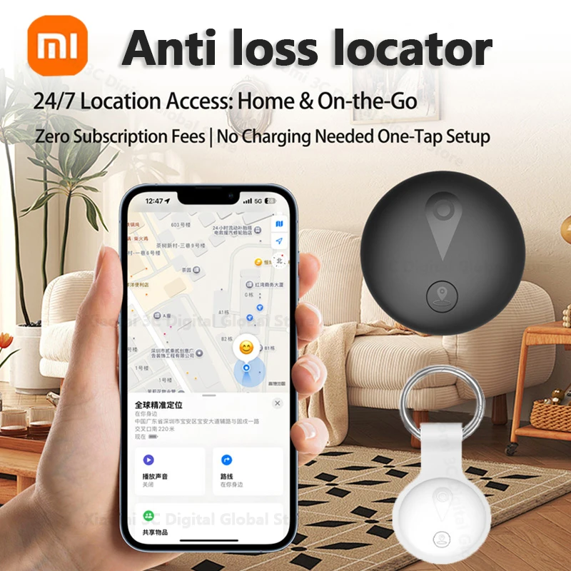 

Xiaomi локатор против потери Airtag умный Bluetooth локатор для детей пожилых людей ошейник для домашних животных с трекером автомобильный трекер портативный