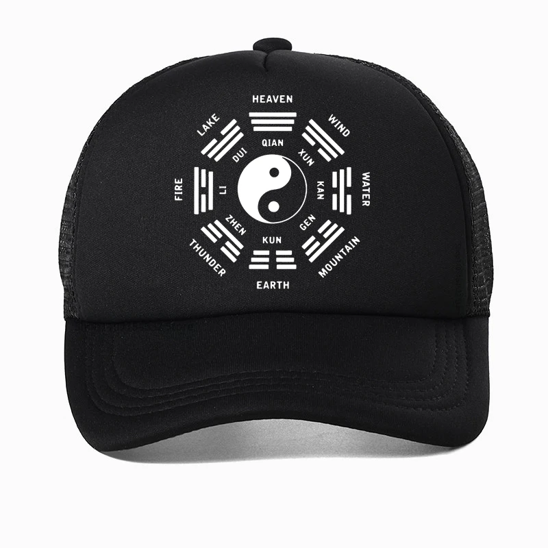 

Tai Chi Yin Yang Printed Men's hat Fashion Personality Yin Yang Symbol Baseball cap Casquette Gorras