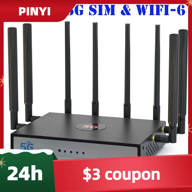 

Новый маршрутизатор UOTEK 5G Sim CPE Wi-Fi 6, 8 антенн, гибридная сетка SA NSA, 3,4 Гбит/с, беспроводной модем X62, умная система 4G LTE