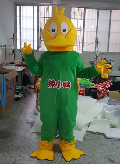 Weihnachten Cartoon Ente Maskottchen Kostüm Benutzerdefinierte Phantasie Kostüm Anime Cosplay Kits Mascotte Thema Kostüm Karneval Werbung A