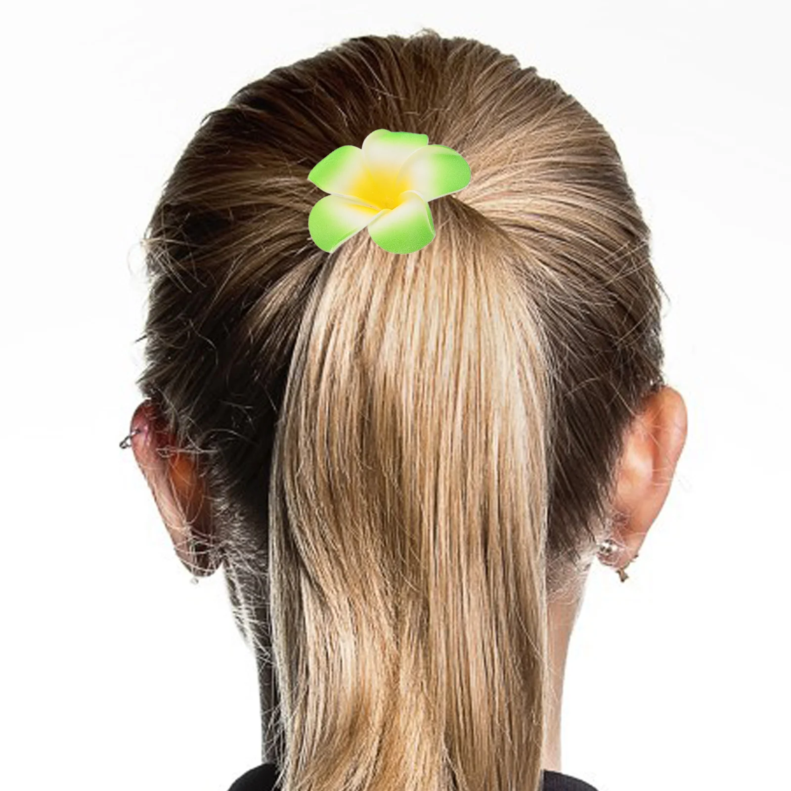 

6 шт., заколки для волос с цветком из пенопласта, Plumeria, пляжная вечеринка, свадебная заколка для волос, боковой зажим, свадебная заколка, заколки для волос для летних каникул