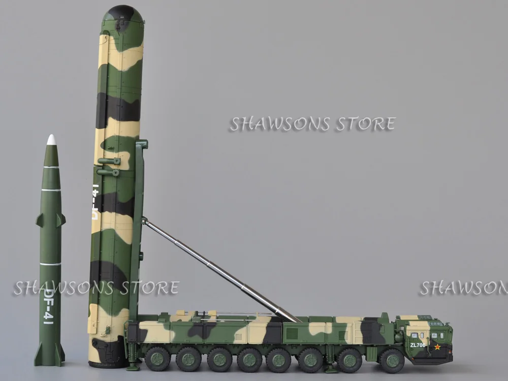 

Масштаб 1:64, литая под давлением модель миотарного автомобиля, игрушечный межконтинентальный ракетный грузовик DF-41, миниатюрная копия, коллекционная