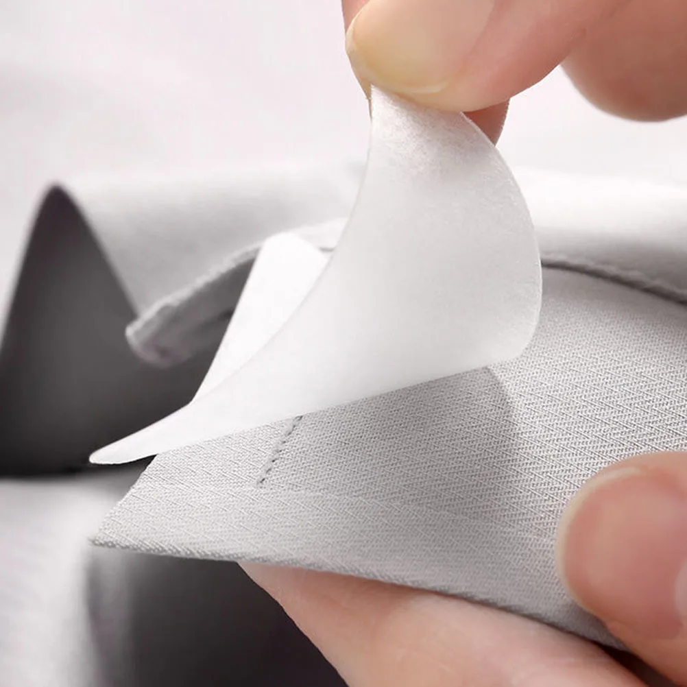 120 peças permanece para homens e mulheres camisa gola suporte triângulo inserção reforço vestido camisa shaper coleira de plástico suporta