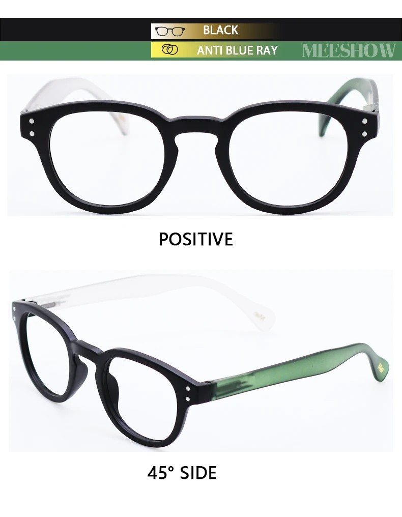 Meeshow Lesebrille Damen Lunettes Retro-Brille im europäischen Stil Hochwertige Herren- und Damenbrille Lesebrille 1513 – Detail 6