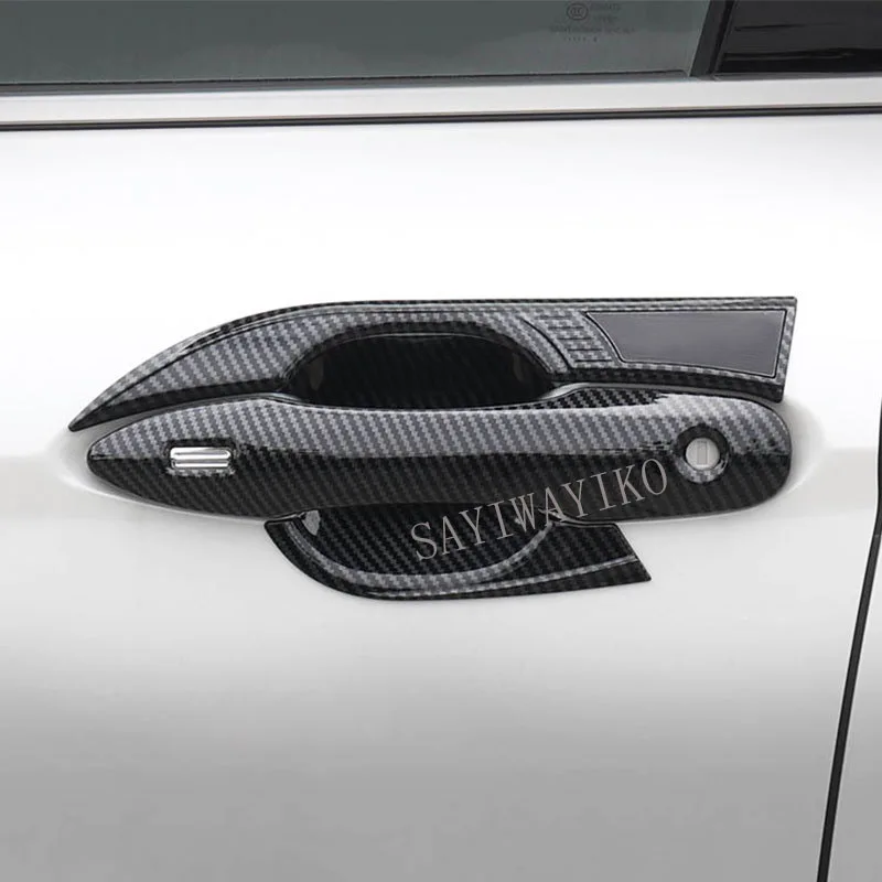 

Car Door Handle Bowl Trim Sticker Cover Protection For Toyota Camry 2020-2018 Accessories Car Exterior Decor Modification Parts