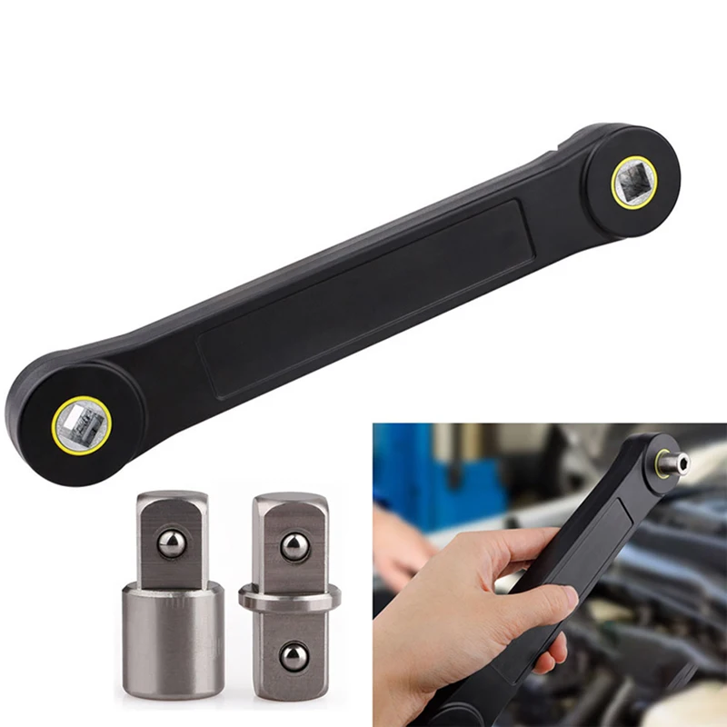 Chave de extensão universal multifuncional, ferramenta extensora ajustável, chave de soquete de extensão mecânica automotiva, ferramentas de oficina