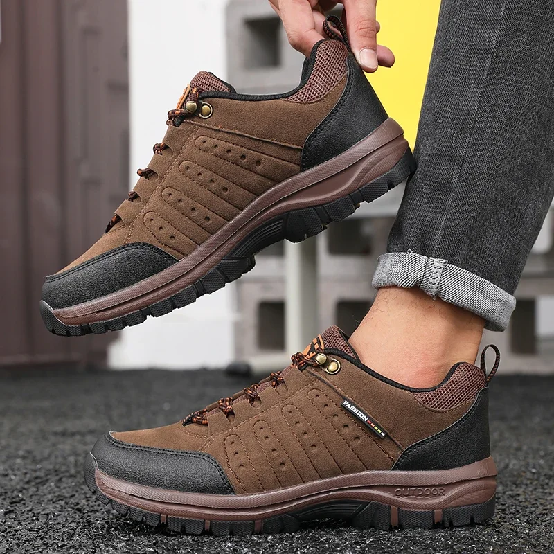 

Men's Shoes 2025 Outdoor Anti Slip Hiking Shoes Designer Street Style Running Shoes for Men Commuting Sneakers Zapatillas Hombre