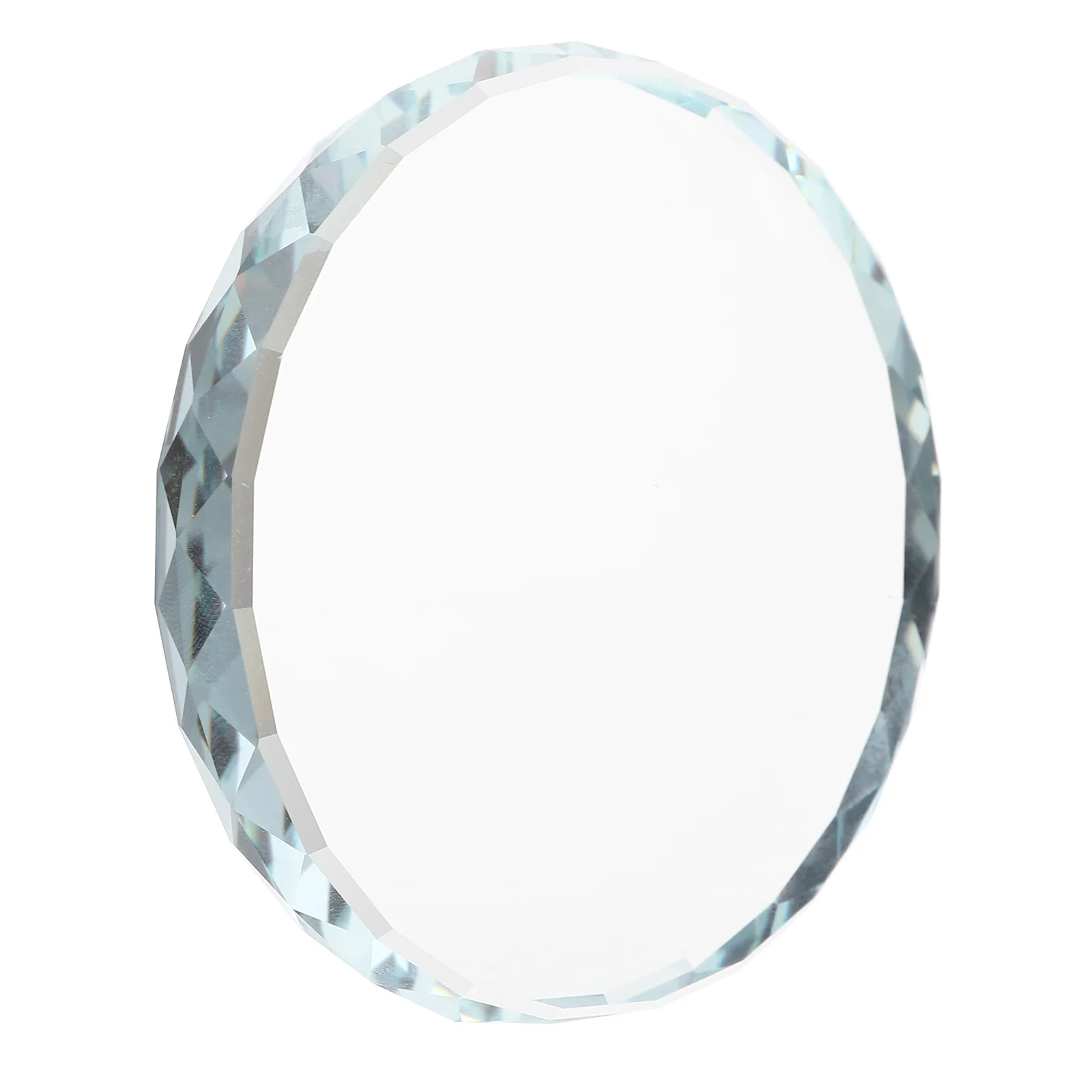 Прозрачное стеклянное основание, круглая витрина, поднос для рукоделия, декоративное хранилище для предметов коллекционирования, многоцелевой, легкий дизайн