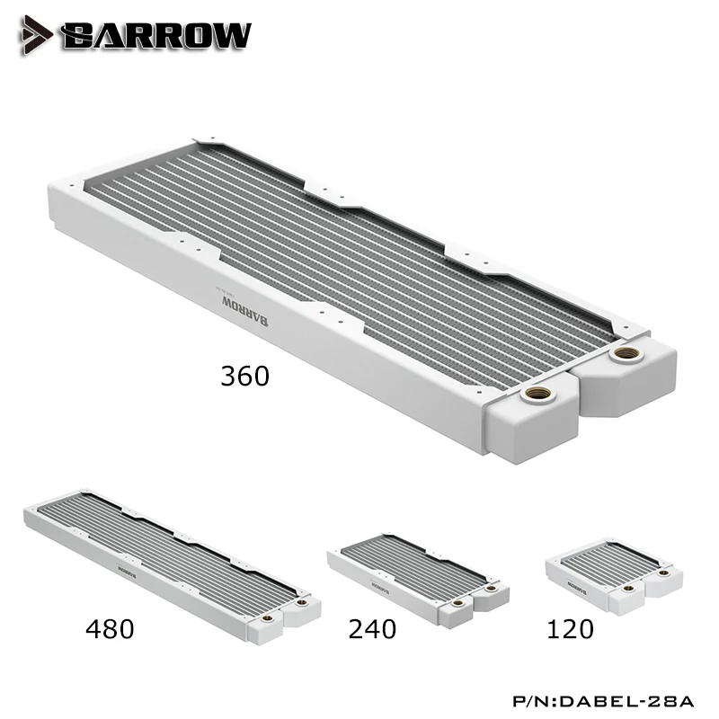 

High-density single-wave copper water-cooled row 28MM thick DIY computer radiator Dabel-28a 240