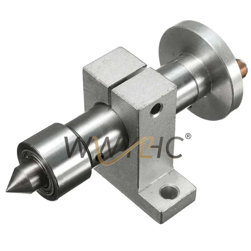 Adjustable Double Bearing Revolving Live Center with Two Wrenches, Mini DIY Lathe Spare Parts