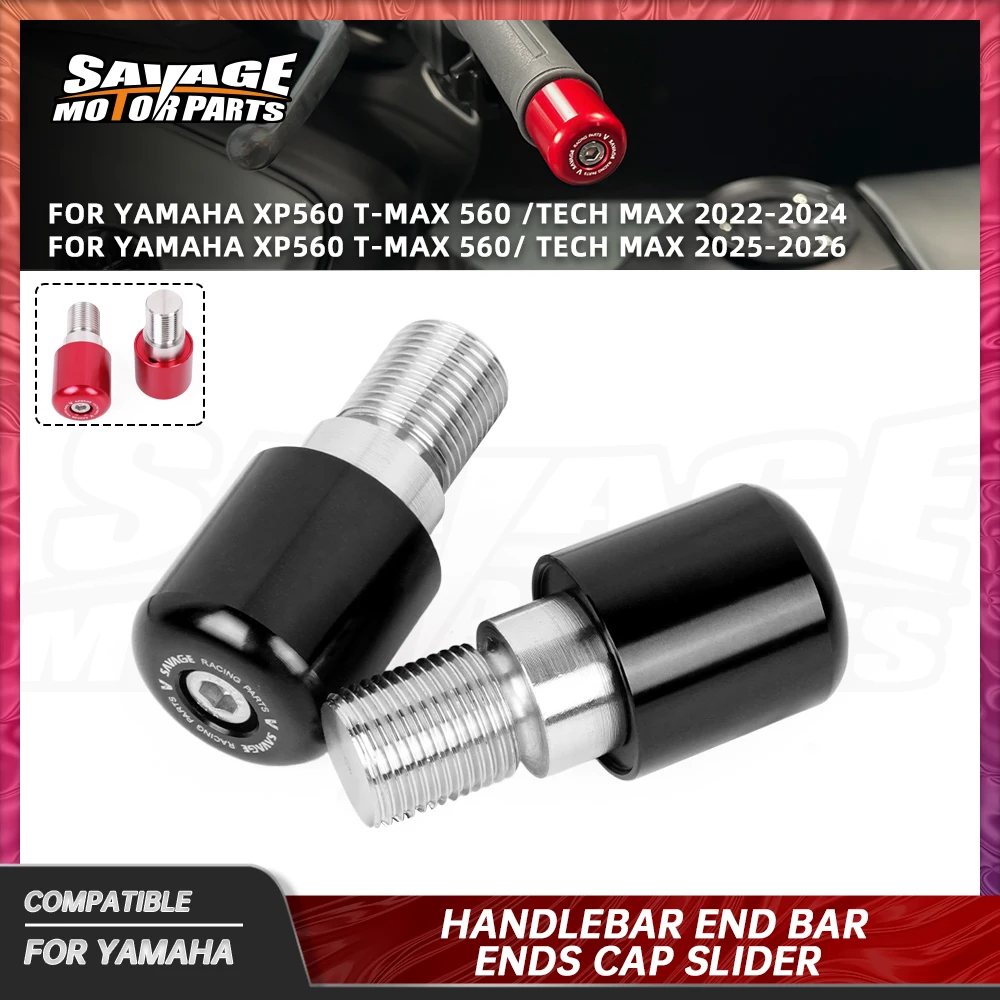 

Заглушки руля для Yamaha T-MAX 560 / Tech Max 560 / Tech Max 2022+ (2026 T-MAX 560), утяжелители для мотоциклов
