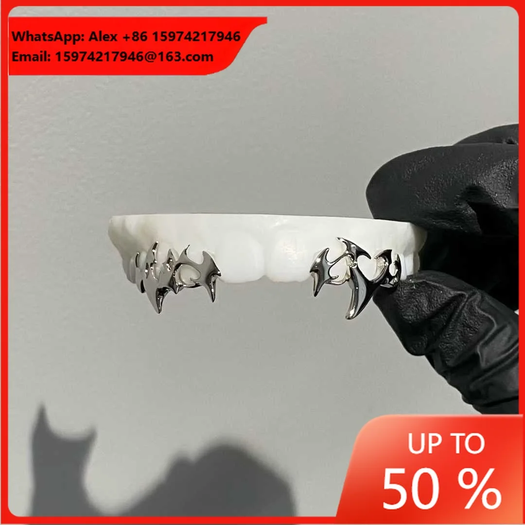 Punk 6-tooth Grill Top 6 European And American Cross-border Hot-selling Grillz