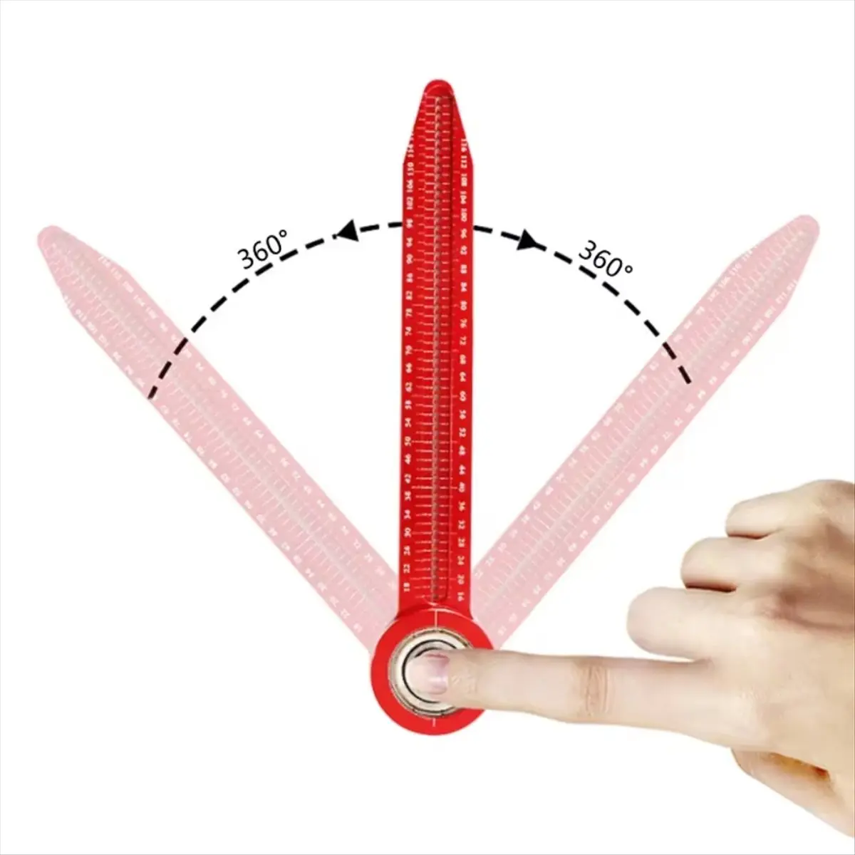 AA1628~Woodworking Circular Drawing Ruler, Fixed Point Marker, Adjustable Drawing Circular Ruler, Drawing Measurement Tool