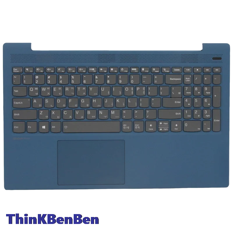 KR Korean LIGTeal Keyboard Upper Case Palmrest Shell Cover For Lenovo Ideapad 5 15 ITL05 IIL05 ALC05 ARE05 5CB0X56221