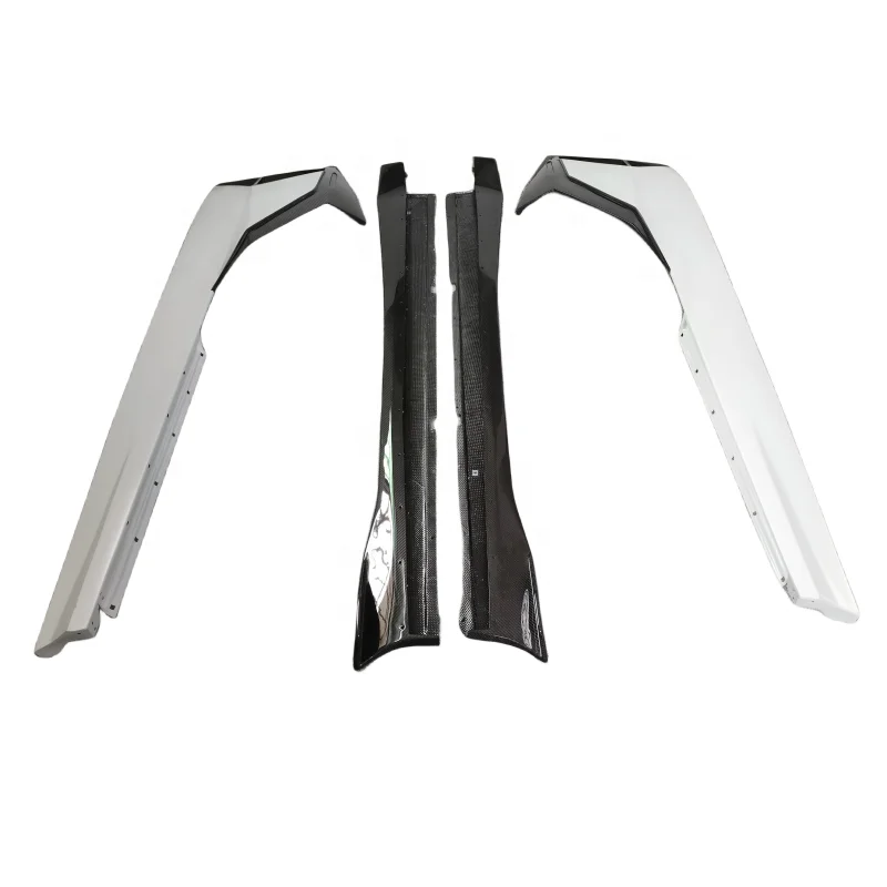 

Комплект кузова автомобиля для Lamborghini Aventador LP700 LP720, обновление SVJ, сухие боковые юбки из углеродного волокна