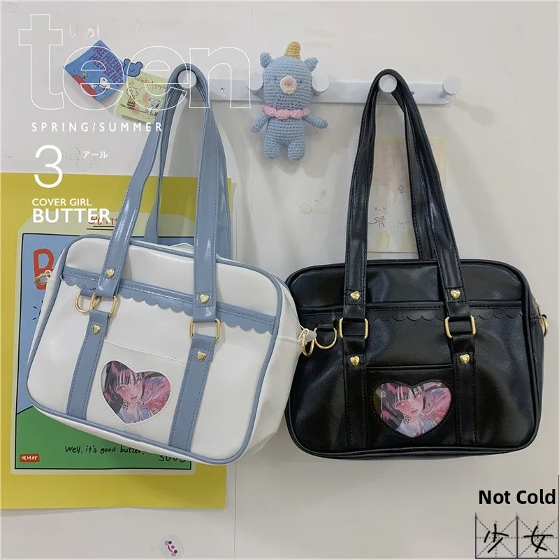 

JK orm Sle Сумка из искусственной кожи Студенческая пригородная сумка Harajuku k Девушка Одинарная сумка через плечо Корейская школьная сумка