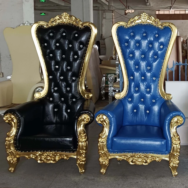 Antique High Back King And Queen Throne Single Sofa Chairs For Wedding Tool Parts AliExpress