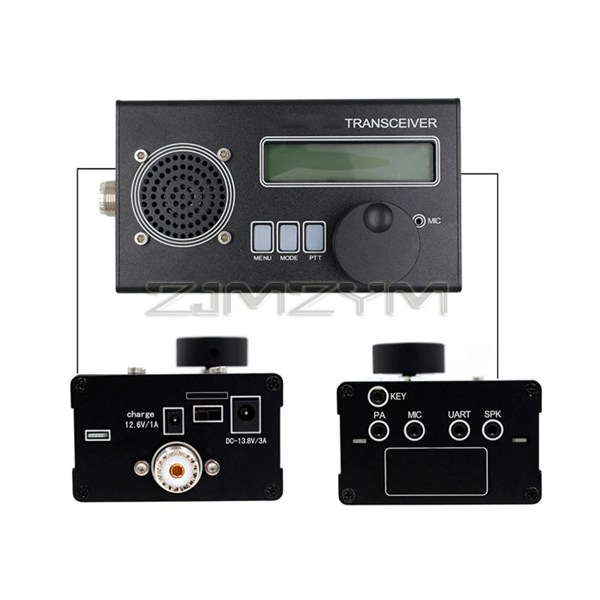 Imagem -03 - Transceptor Sdr de Bandas 8-band Usb Lsb cw am fm hf Ssb Transceptor com 6000mah Bateria Embutida Novo