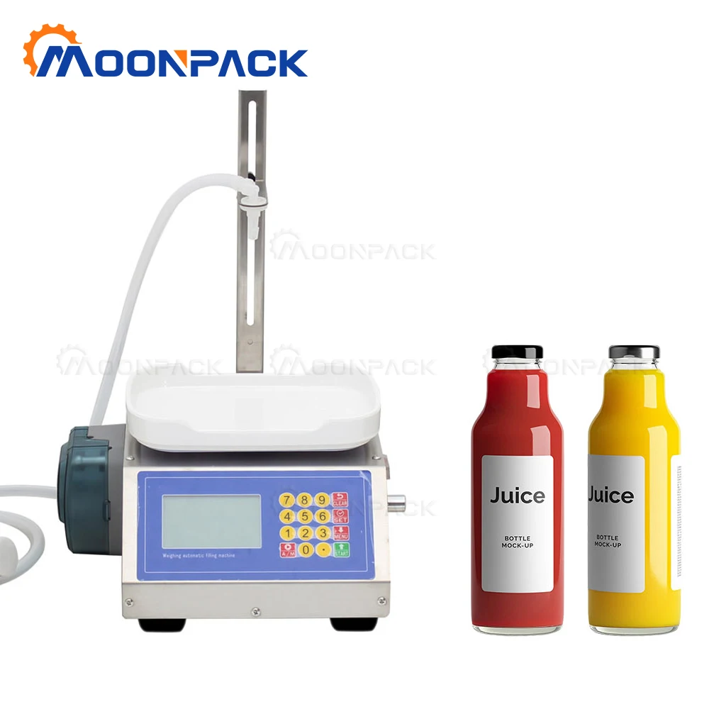 Moonpack MP-1200 Filling Machine  Digital Control Bottle High Flow Peristaltic Pump Liquid Filling Machine