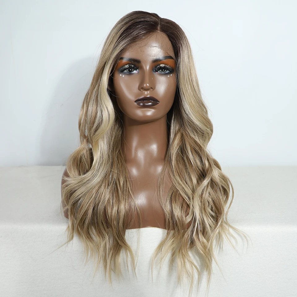 

Synthetic Lace Front Wigs For Women Lace Wavy Natural Hair Synthetic Cosplay Lace Wig