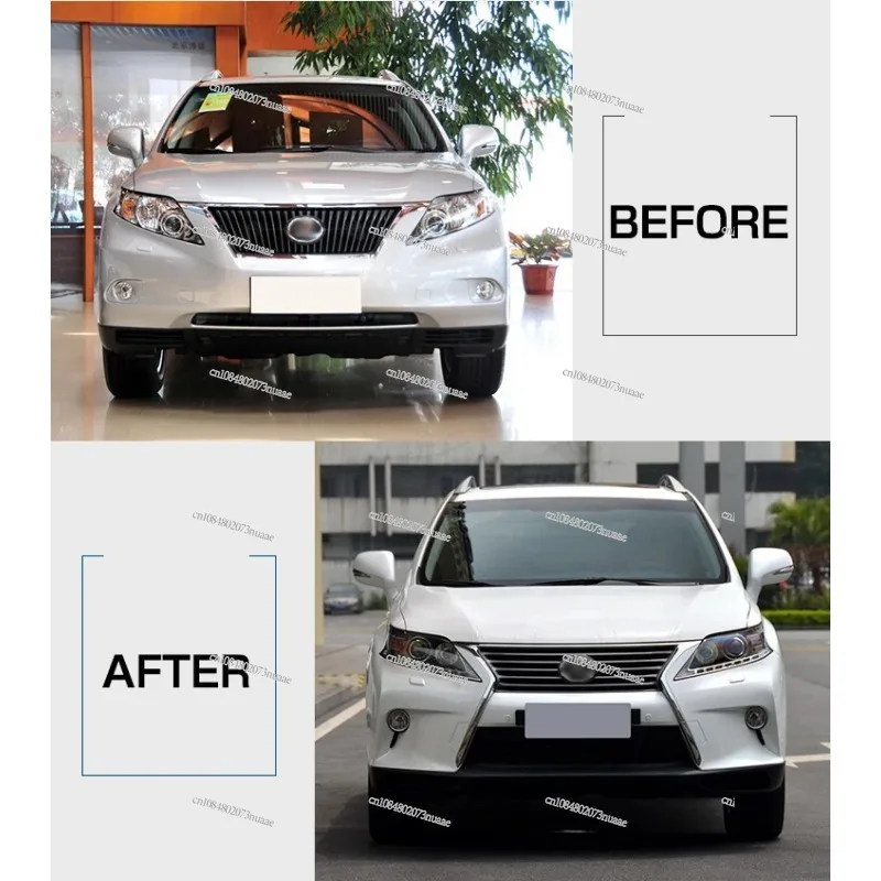 Upgrade Bodykit for Lexus RX350 RX450H 2009-2012, Car Front Grill Bumper, Lip Face