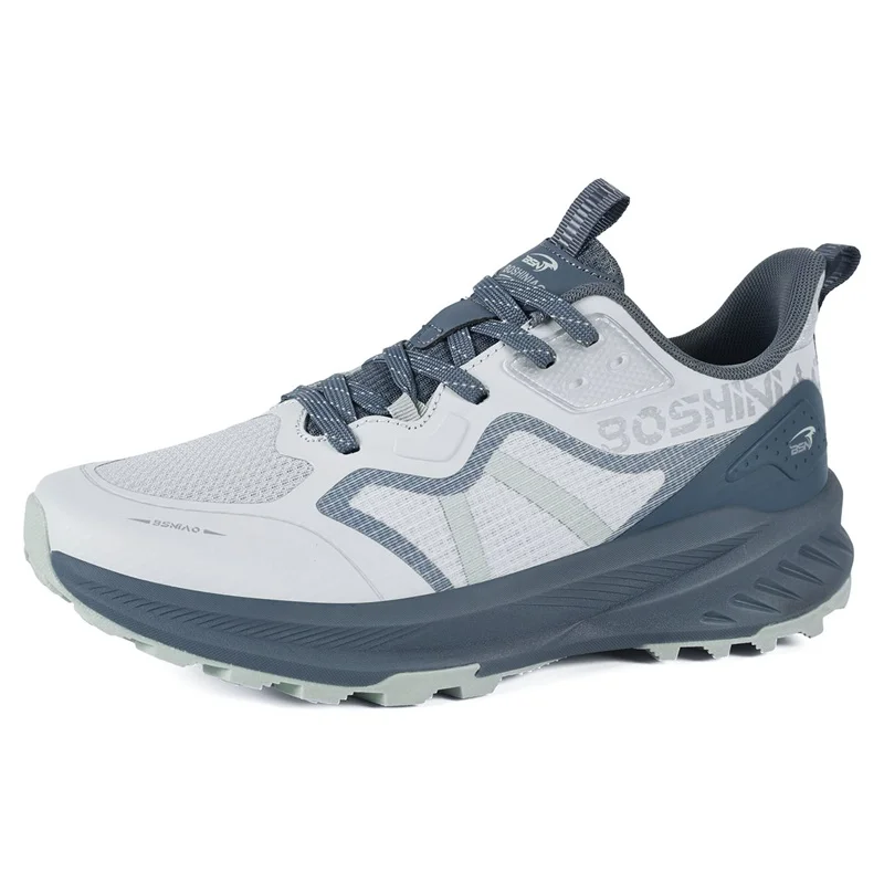 Mens Deluxe Trail Running Shoes Mens Running Sneakers Shock Absorbing Bounce Breathable Outdoor Racing Sneakers