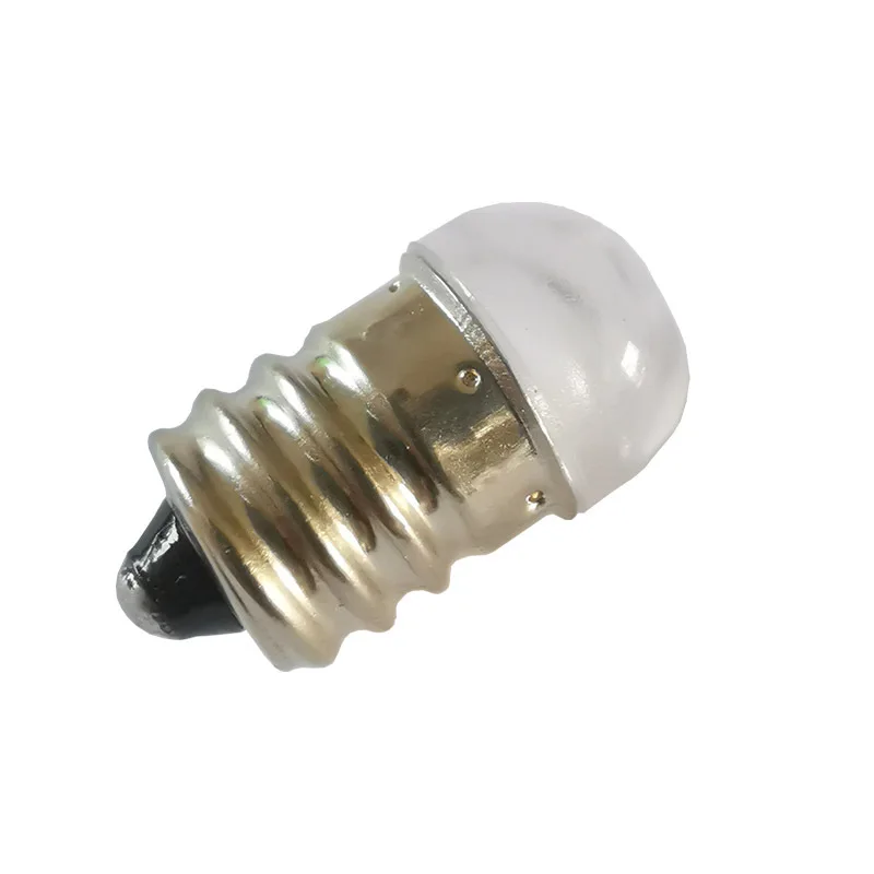 Ampola Mini E12 Lâmpada Led 12 v 24v 110v 220v Lâmpada Indicadora de Spotlight Vela Fosco Shell 12 V Volt Branco Luz Interior