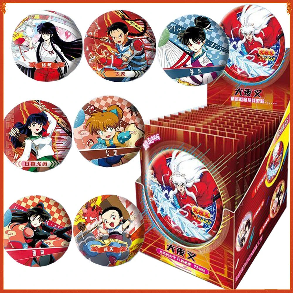 

New Cartoon Anime Series Highly Popular Characters Round Badge Cute Brooches for Clothes Accessories Christmas Gifts for Kids