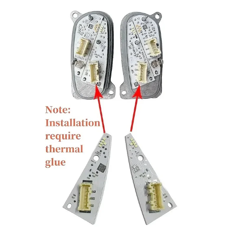 Yellow Angel Eye DRL LED Boards For 2021 2022 SEAT Leon Formentor Cupra LED Headlight 5FJ941475 Daytime Running Light Module