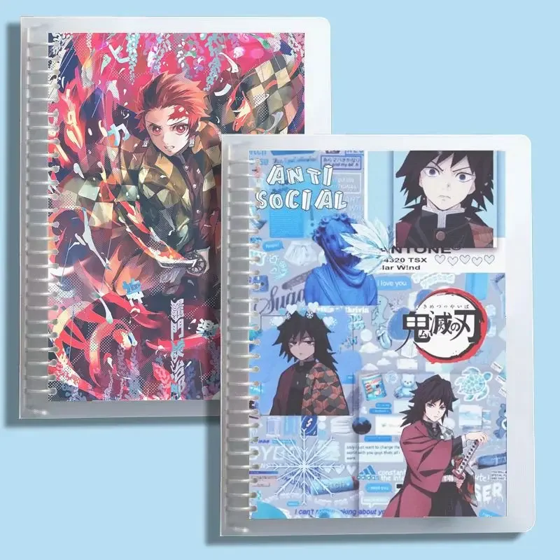 

gui mie zhi ren notebook demon Slayer a5 binder notebook Grid Line Inner Page Japanese style comic notebooks and journals