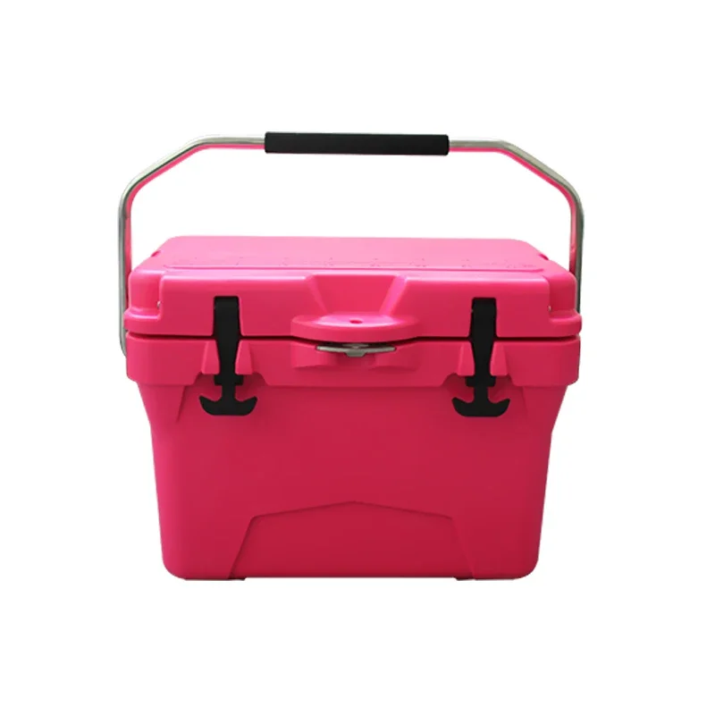 Good Quality Hard Plastic Ice Chest Rotomolded Cooler Box For Holiday Camping Use Ice Chest Hard Coolers Boxes with Lock Wheel