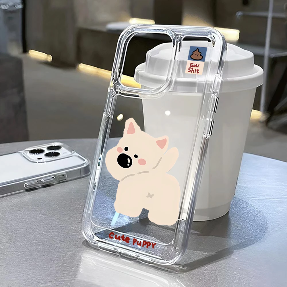 

Cute animal pattern transparent phone case,suitable for iPhone 16, 16Pro, 16Pro Max, 16Plus to 11, 12, 13, 14, 15 series