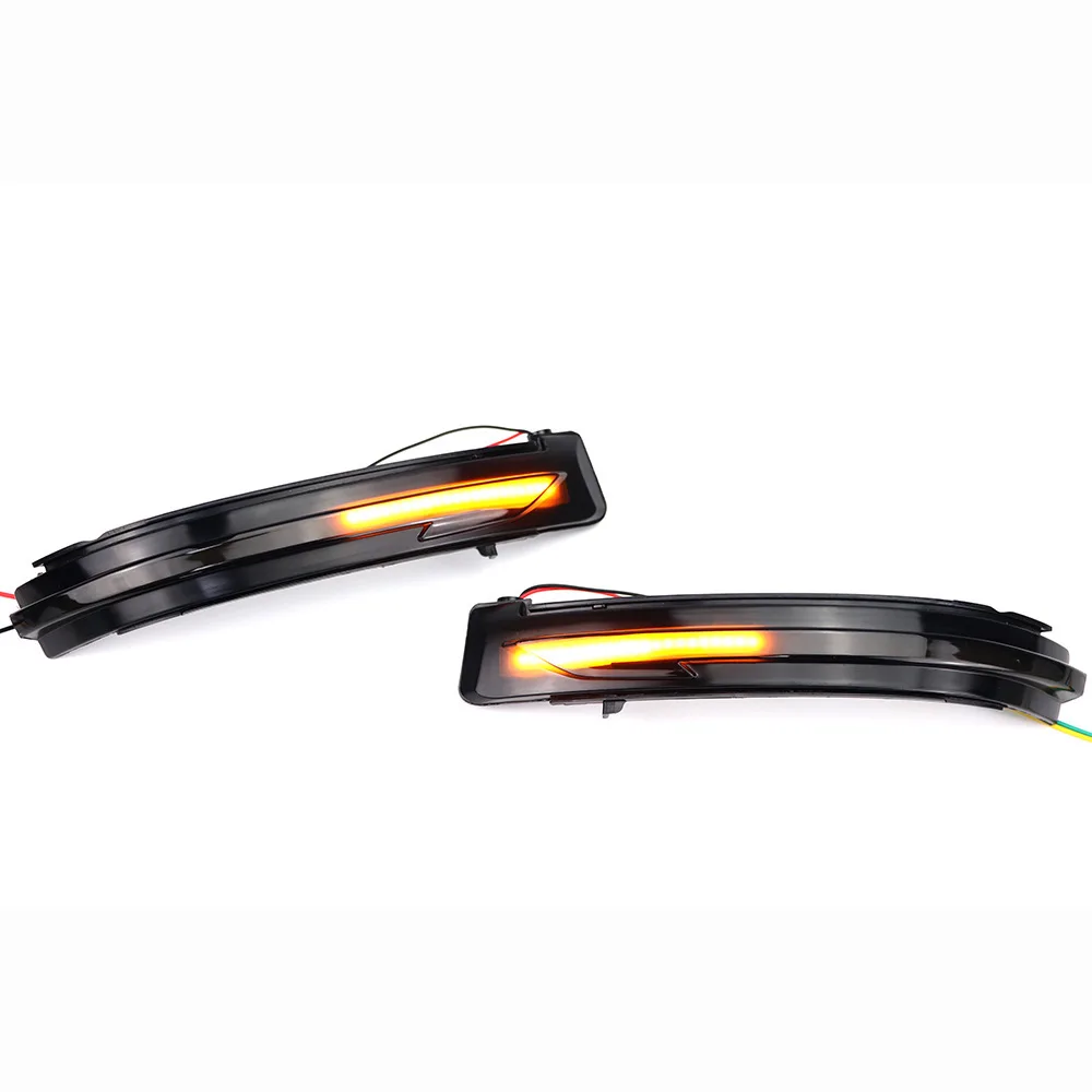 2PCS Suitable for Nissan Qashqai X-Trail T32 Qijun NP300 car LED side rearview mirror water turning signal width indicator light