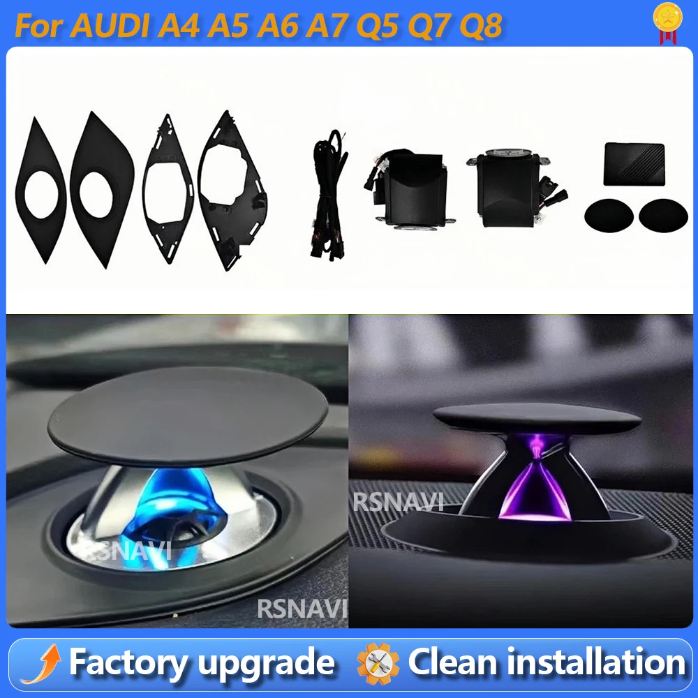 

32 Colours Lifting Tweeter Speaker For Audi A4 A5 A6 A7 A8 Q5 Q7 Q8 C7 C8 B9 Car Instrument Panel LED Electric Treble Horn Refit