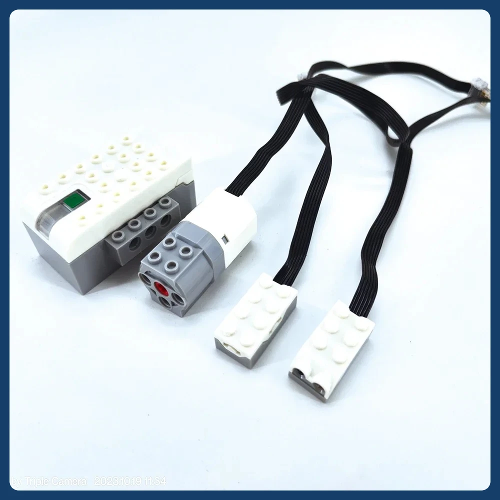 Bloques de construcción de buje/Sensor/Motor de alta tecnología WEDO 2,0 función de potencia EV3 20841 20844 Sensor 45300 19071 bloques de motor principal Juguetes