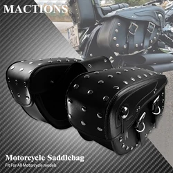 Motocicleta bagagem alforje ferramenta cauda lado saco de couro à prova dwaterproof água para harley touring dyna sportster softail glide estrada menino gordo