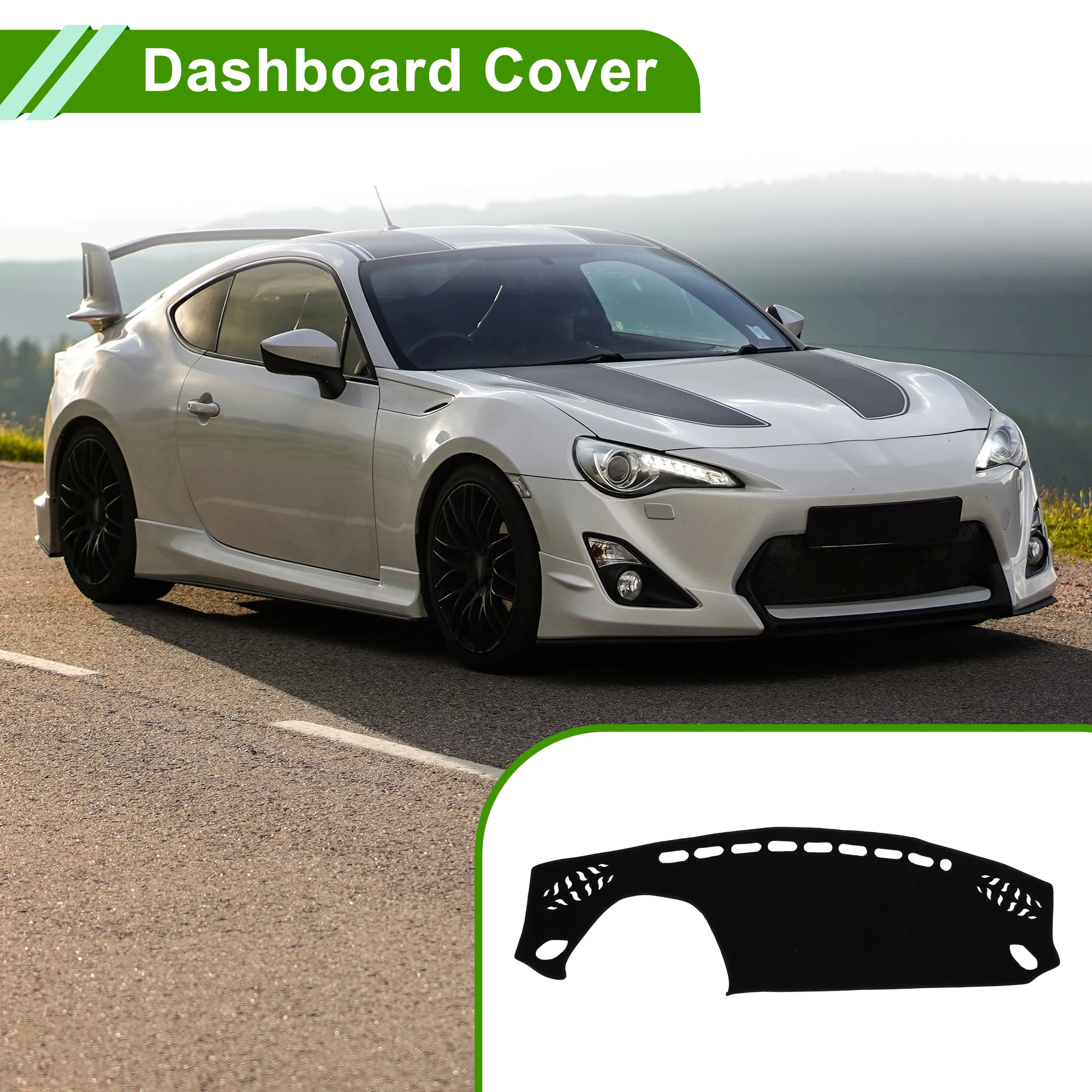 

Накладка на приборную панель UXCELL для Toyota GR86 2022-2025, черная, 1 шт.