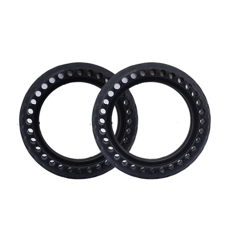 For M365 Electric Scooter Accessories 8.5 Inch Light Elastic Shock-Absorbing Non-Inflatable Solid Tires