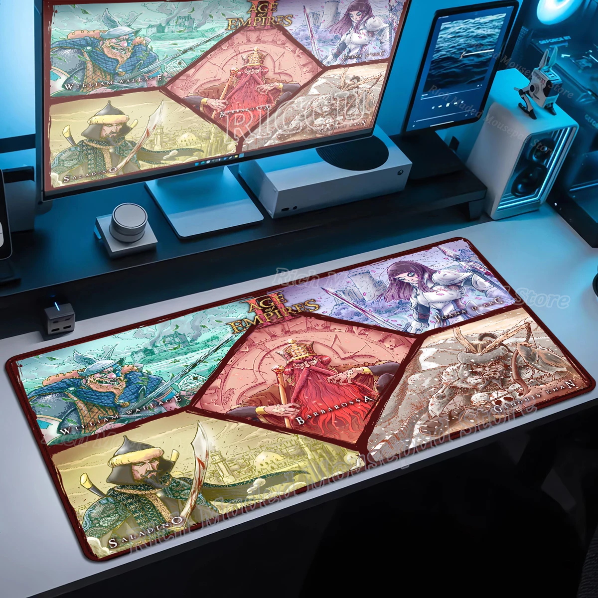 

Game Mouse Pad Age Of Empires Desk Accessories Gaming Keyboard Deskmat Gamer Mousepad Computer Mausepad Mats Extended Desk Mat