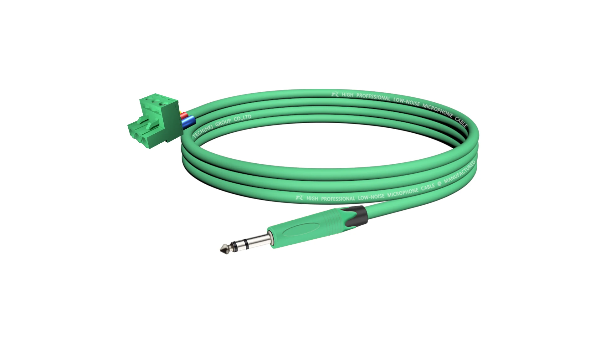 6,35/6,5mm TRS auf 3-Pin Phoenix Audiokabel 1/4" Stereo-Stecker auf 5,08mm 3-Pin PCB Schraubklemmenadapter Anschlusskabel – Detail 15
