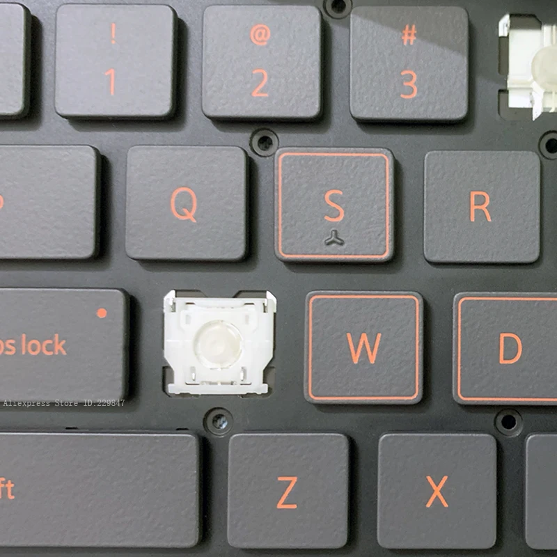 Tapa de tecla y bisagra de repuesto para teclado Dell G15 Edition Gaming G15 5510 G17 G15 5510 5511 5515 5520
