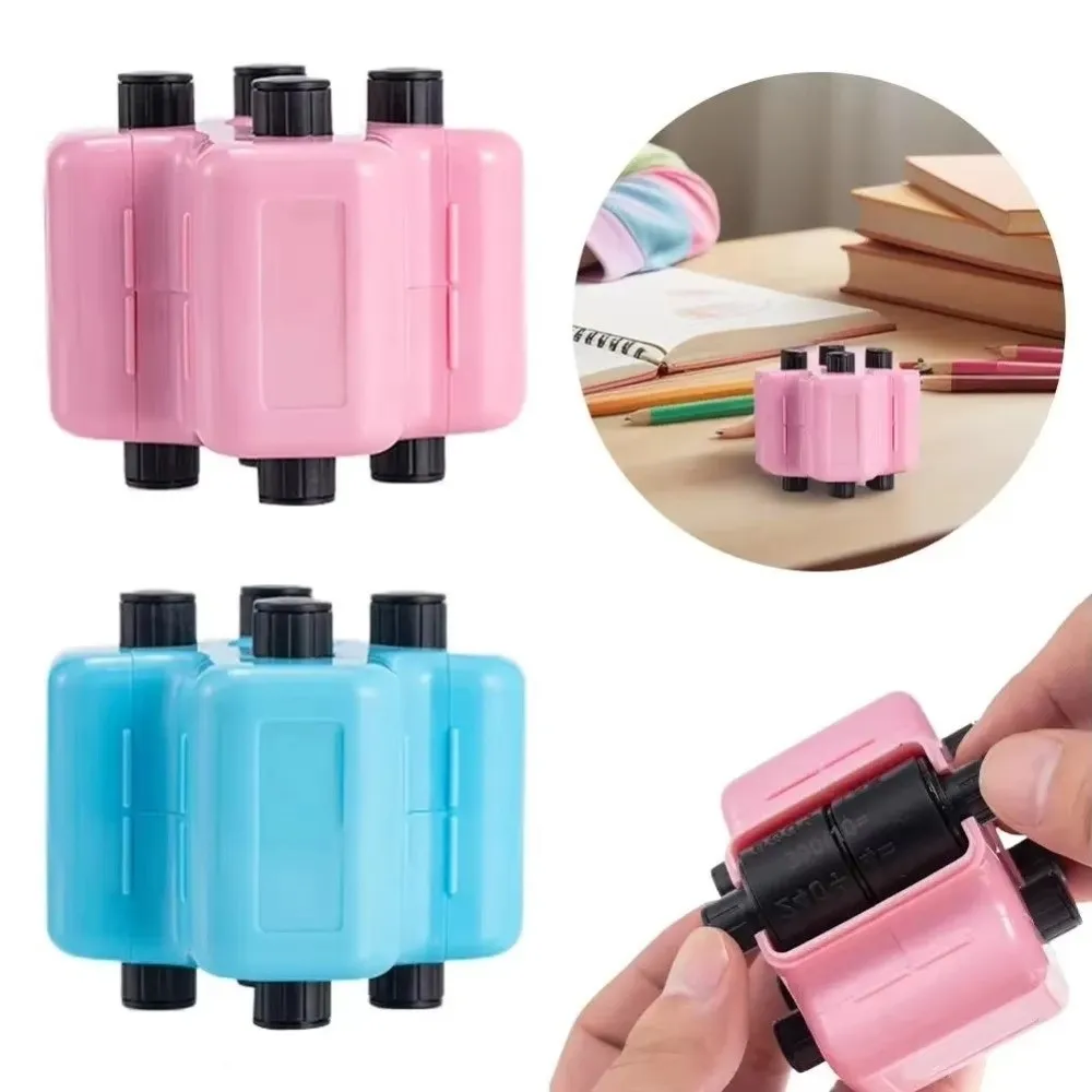 Math Exercise Math Roller Stamp Addition Subtraction Multiplication Division 4 in 1 Math Practice Tool Fun Learning Creative