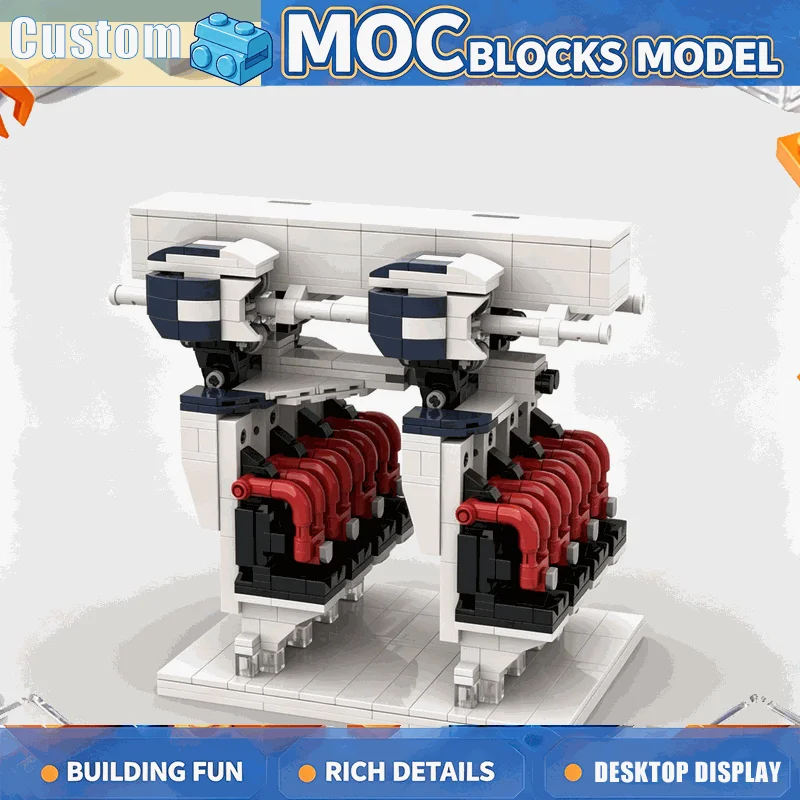 1270PCS MOC Roller Coaster Inverted Loop Track Amusement Park Ride Model Custom Puzzle DIY Creative Assembly Building Block Gift