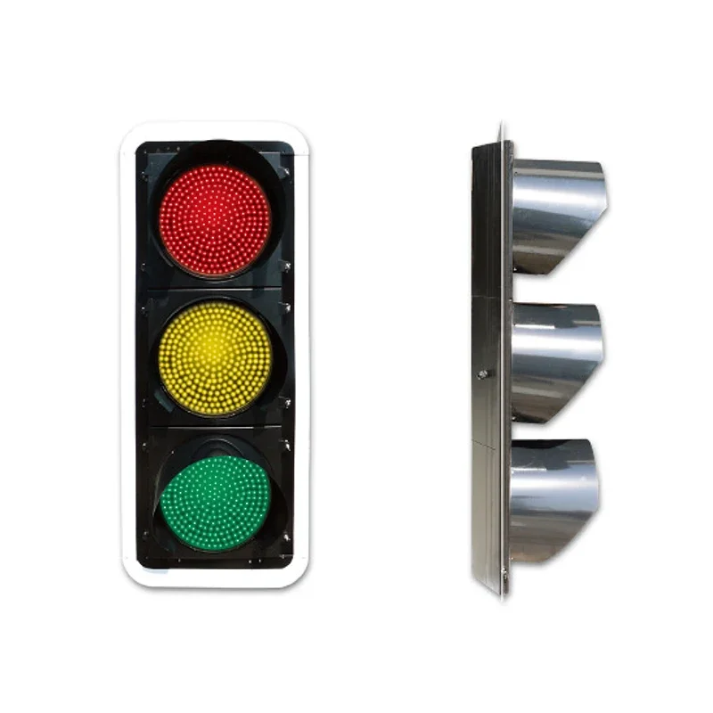 

New Design LED Solar Warning Light Flashing Red Green Traffic Indicator Light