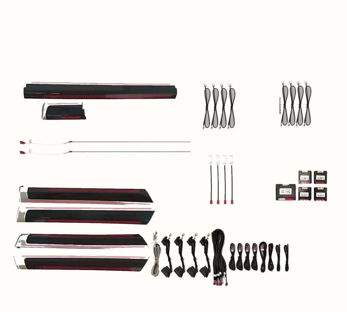 Hot sales Ambient Lights Rainbow Symphony Dynamic Or RGB Grid Pattern (Radium Carving)for Porsche Cayenne(2010-2017)