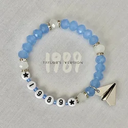 1989 Friendship Bracelet 1989 Out of Woods Taylor Inspired Paper Airplane Bracelet Taylor Jewelry Taylor Merch Taylor Gifts Idea