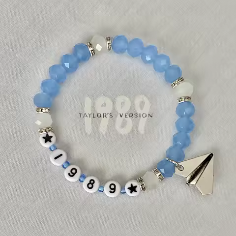 1989 Friendship Bracelet 1989 Out of Woods Taylor Inspired Paper Airplane Bracelet Taylor Jewelry Taylor Merch Taylor Gifts Idea