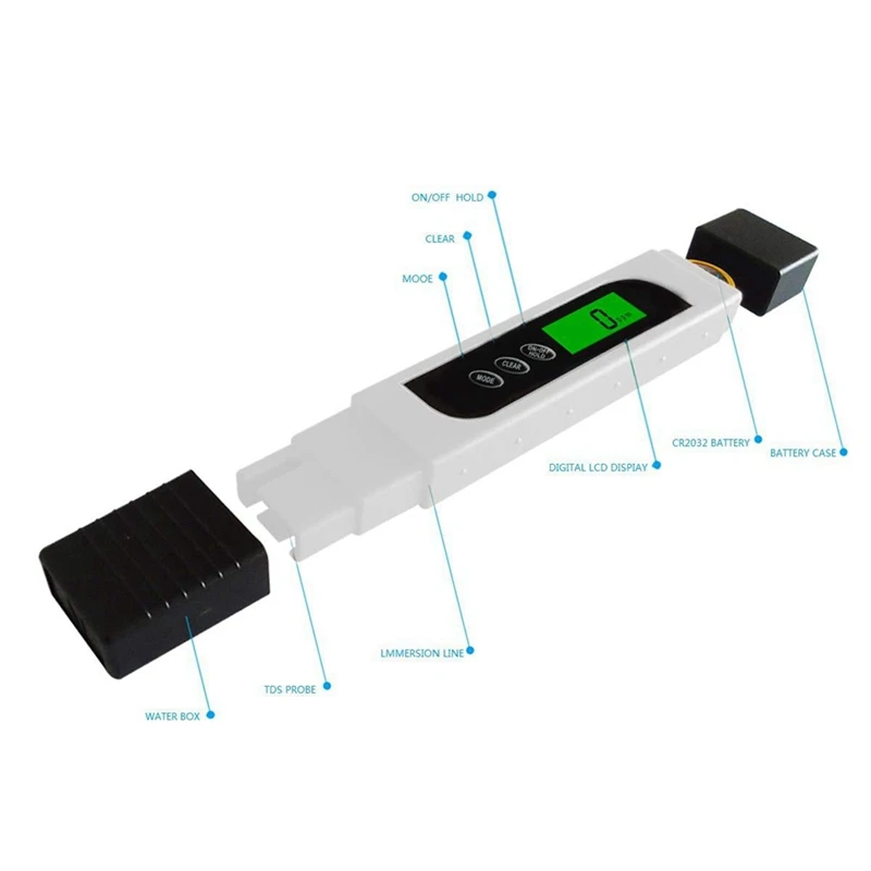 Tds Meter Digital Water Tester,Accurate and Reliable,TDS Meter, EC Meter & Temperature Meter 3 in 1,Water Test Meter-A27I
