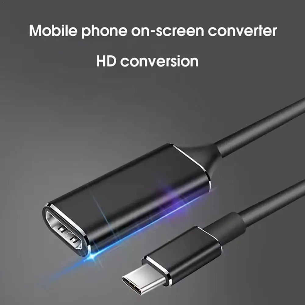 

USB Type C To HDMI-Compatible Adapter Cable HD 4K Type C To HDMI Cable Converter For PC Laptop Tablet for Samsung